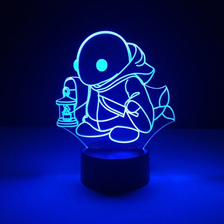 Final Fantasy 3D Bordlampe - Optisk Illusjon Nattlys