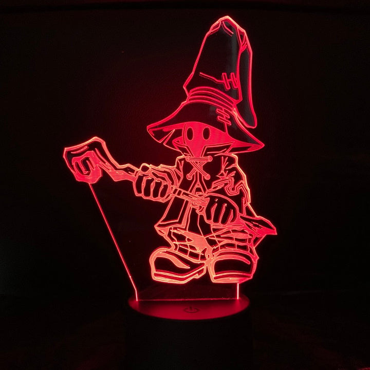 Final Fantasy 3D Bordlampe - Optisk Illusjon Nattlys
