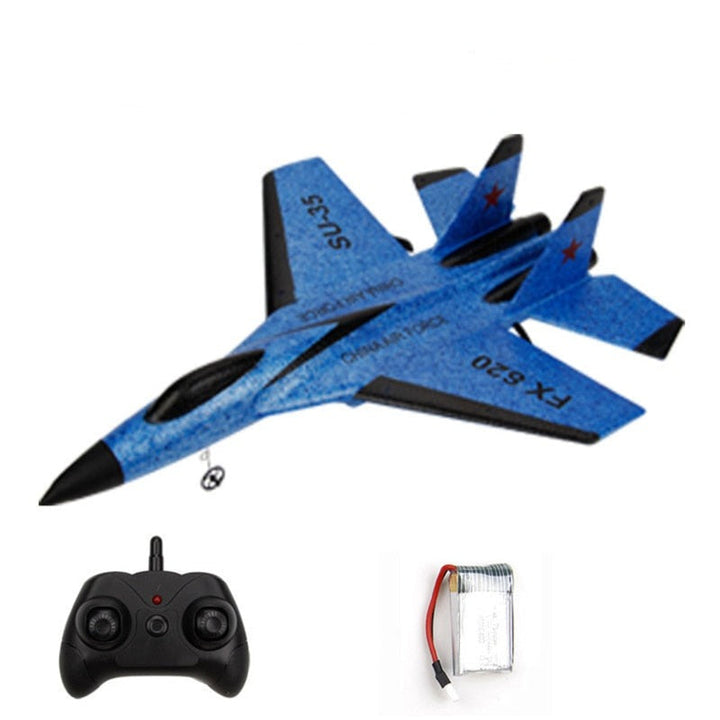 Fjernstyrt kampflymodell for barn og voksne