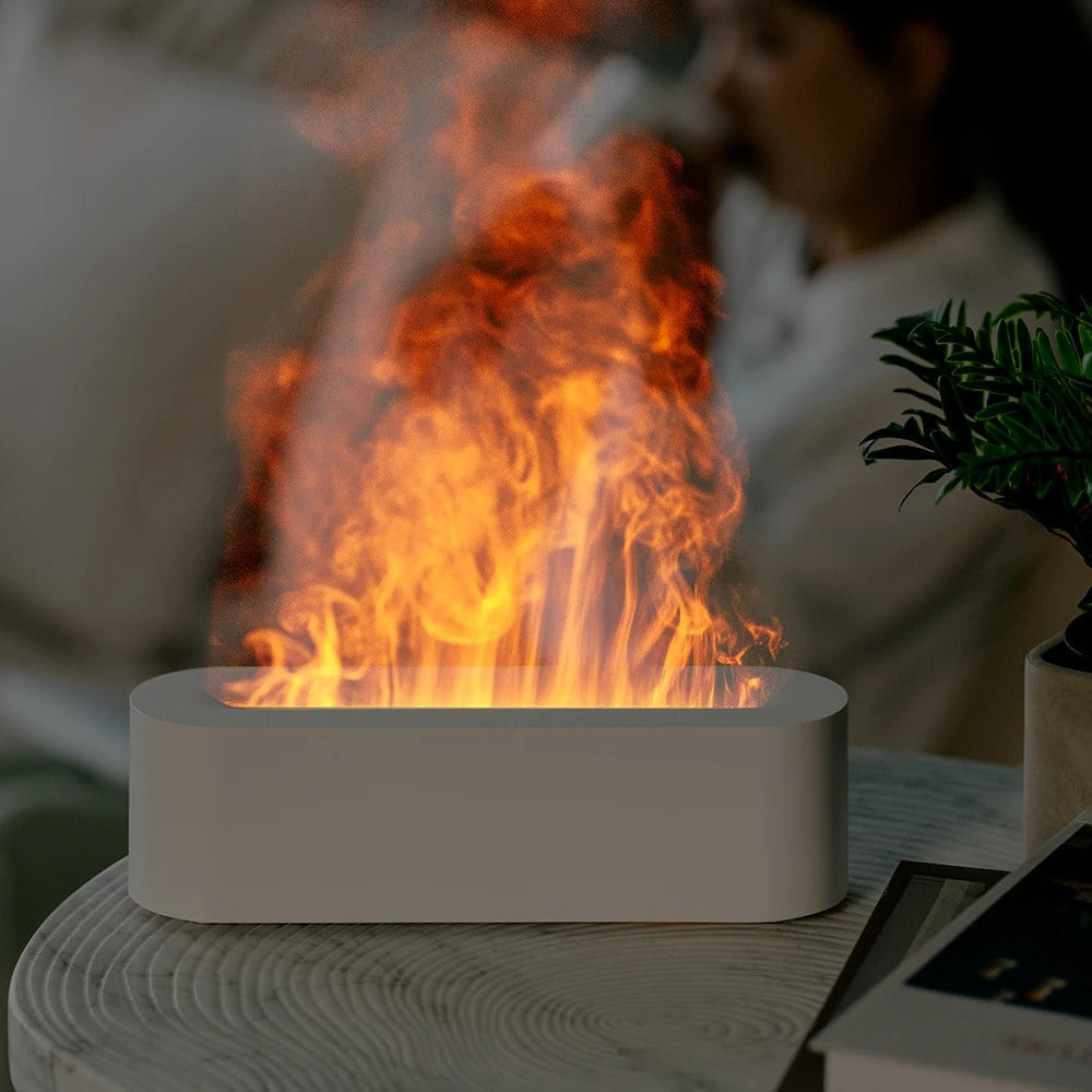 Flamme Luftfukter og Aromadiffusor – For En Koselig Atmosfære