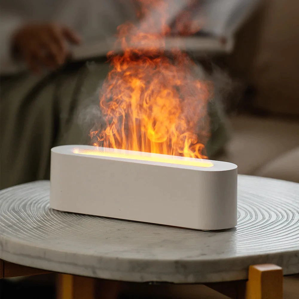 Flamme Luftfukter og Aromadiffusor – For En Koselig Atmosfære