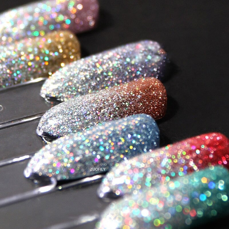 Glitrende Refleks Gel Neglelakk for Trendy Negler