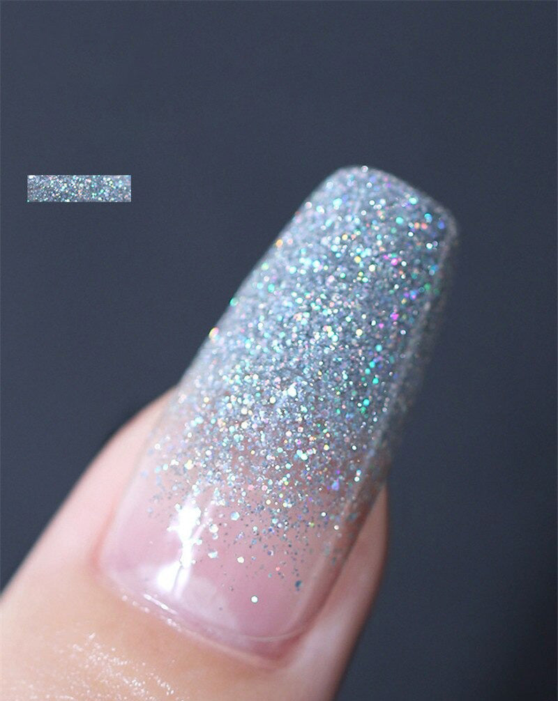 Glitrende Refleks Gel Neglelakk for Trendy Negler