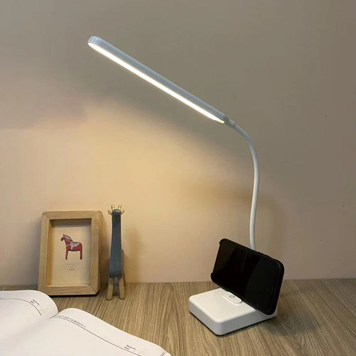 Fleksibel Skrivebordslampe med Justerbart Lys – Perfekt for Hjemmekontoret