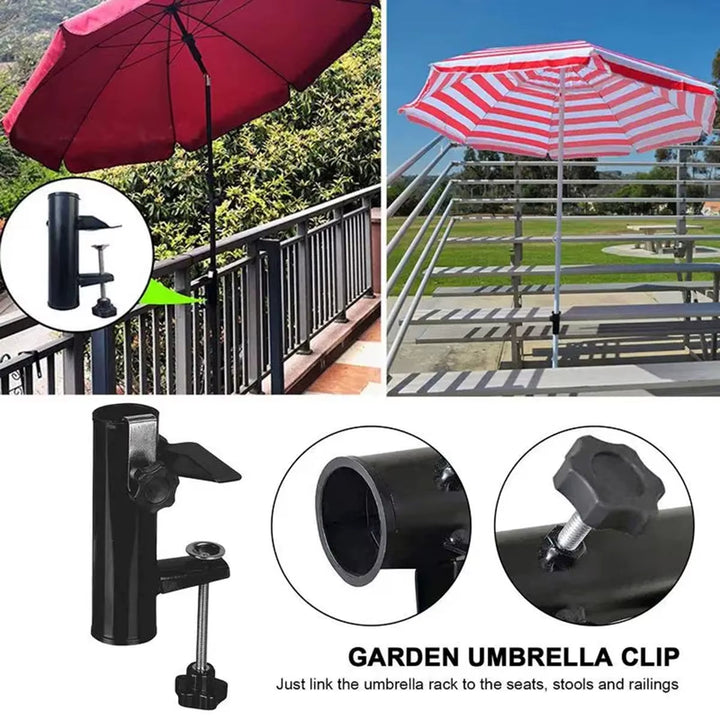 Flerfunksjonell Parasollholder for Balkong og Terrasse