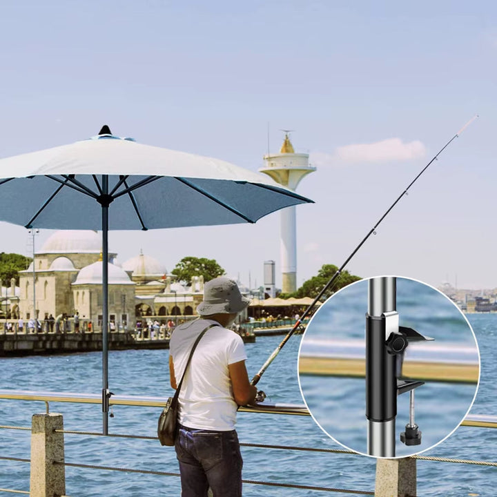 Flerfunksjonell Parasollholder for Balkong og Terrasse