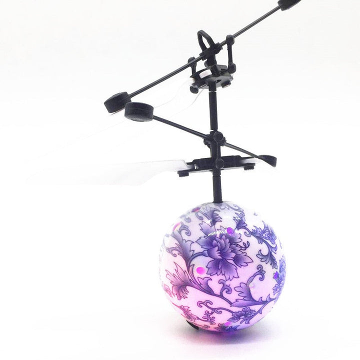 Flygende LED Helikopterball Drone med Induksjon for Barn