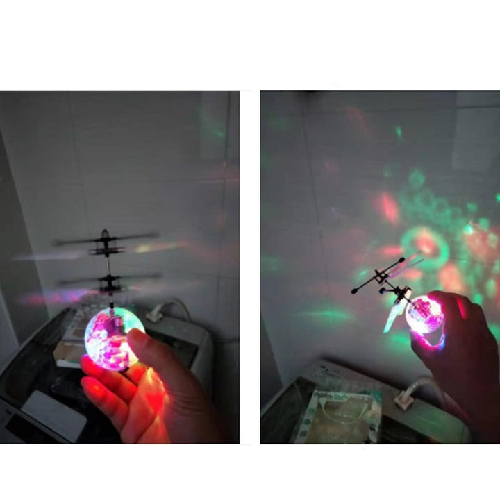Flygende LED Helikopterball Drone med Induksjon for Barn