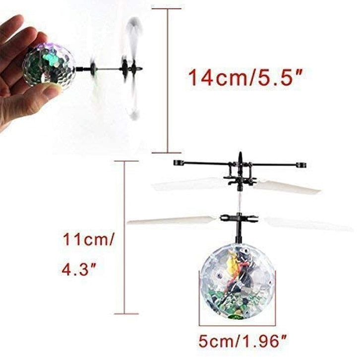 Flygende LED Helikopterball Drone med Induksjon for Barn