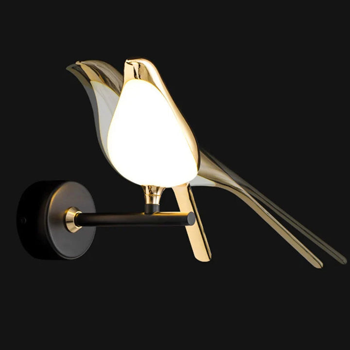 Vegglampe med Unikt Fugledesign for Stue og Optimal Belysning