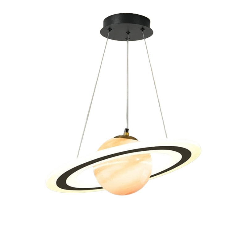 Moderne LED Pendellampe – Futurisk Planetdesign