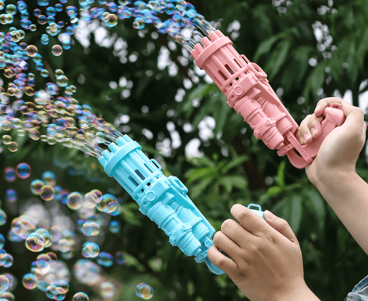 Gatling Bubble Gun for Barn