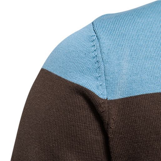 Ravikna Herre Strikkegenser - Moderne Glidelås og Sporty Detaljer