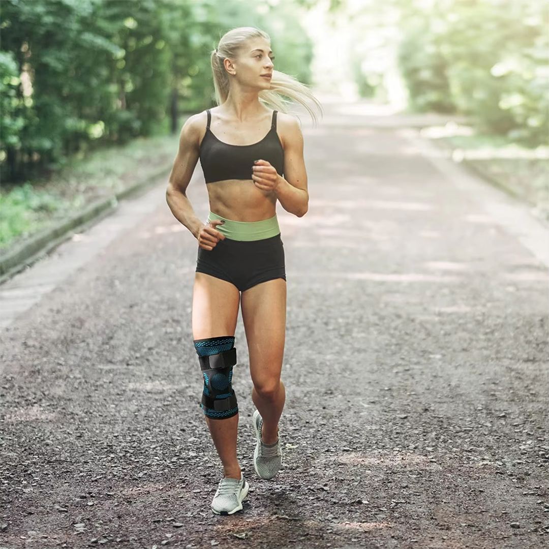 Åndbar Knæbandage med Kompression til Sport og Hverdag