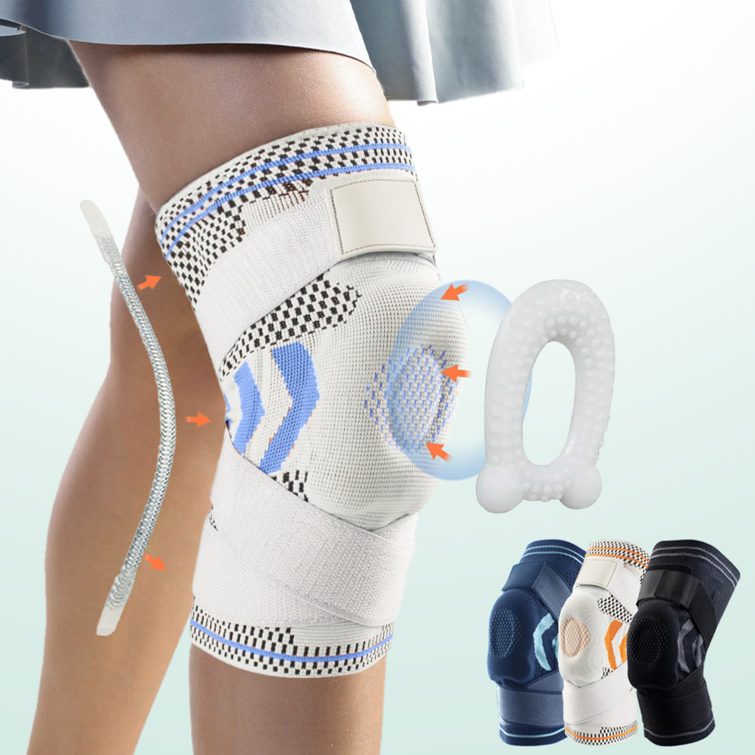 Åndbar Knæbandage med Kompression til Sport og Hverdag
