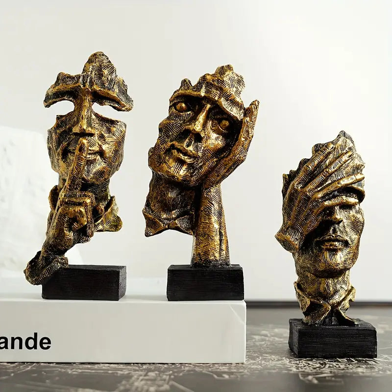 Unik Kunstnerisk Dekorasjonsfigur for Hjemmet – Håndlaget Eleganse
