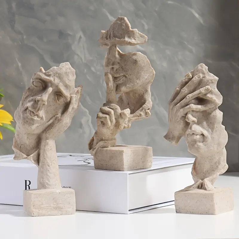 Unik Kunstnerisk Dekorasjonsfigur for Hjemmet – Håndlaget Eleganse
