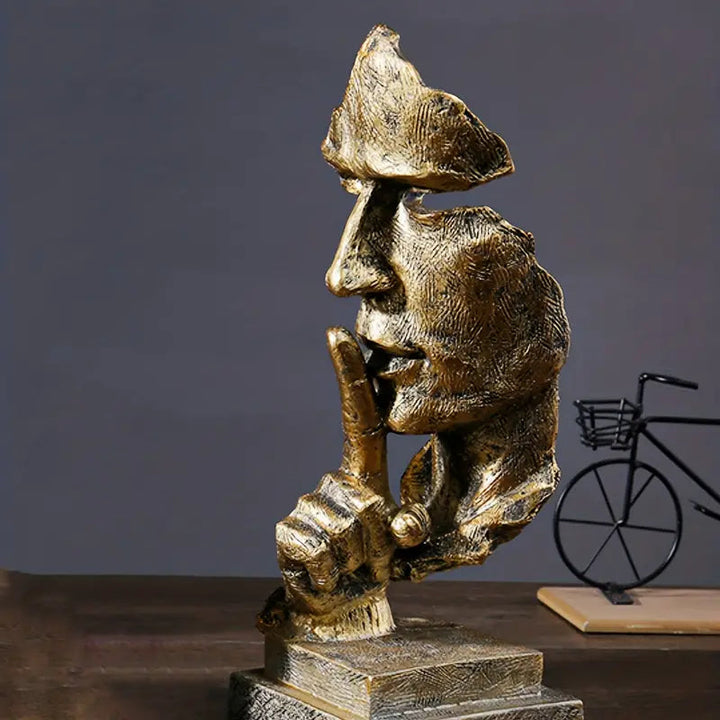 Unik Kunstnerisk Dekorasjonsfigur for Hjemmet – Håndlaget Eleganse