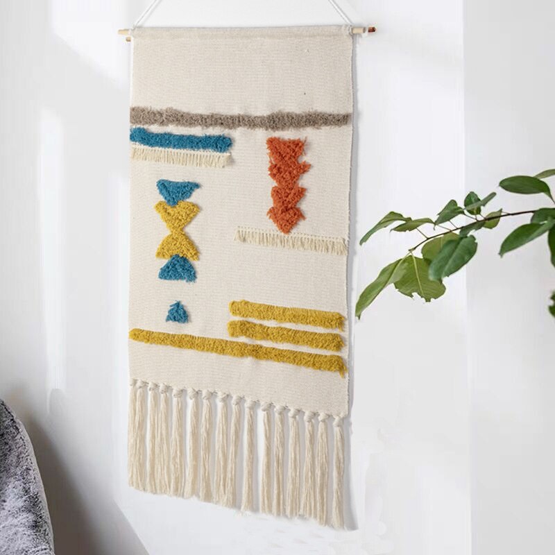 Unisex Håndvevd Boho Veggteppe – Skap En Koselig Atmosfære