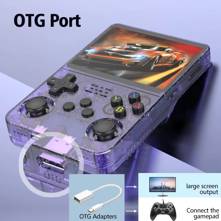 R36S Retro Spillkonsoll - 128GB - Over 20 000 Spill