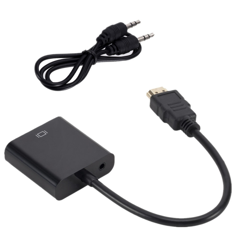 Universal HDMI til VGA-omformer for skjermer