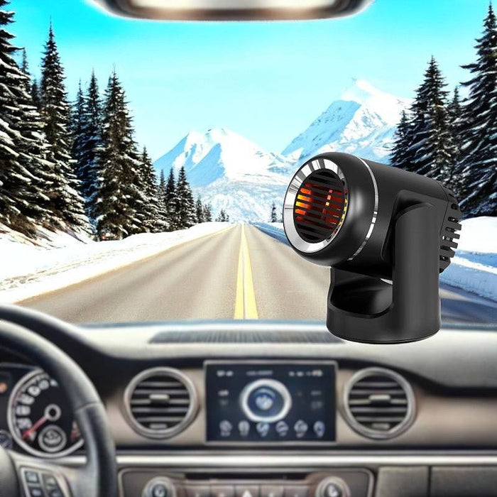 Riscaldatore portatile per auto da 12V con rotazione a 360° e protezione dal surriscaldamento
