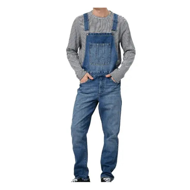 Jumpsuit for Menn - Justerbare Stropper | Stor Lomme