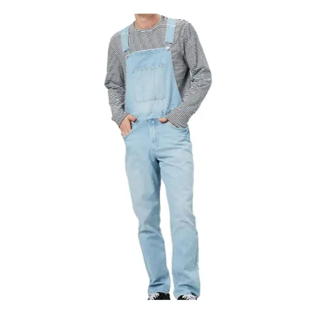 Jumpsuit for Menn - Justerbare Stropper | Stor Lomme