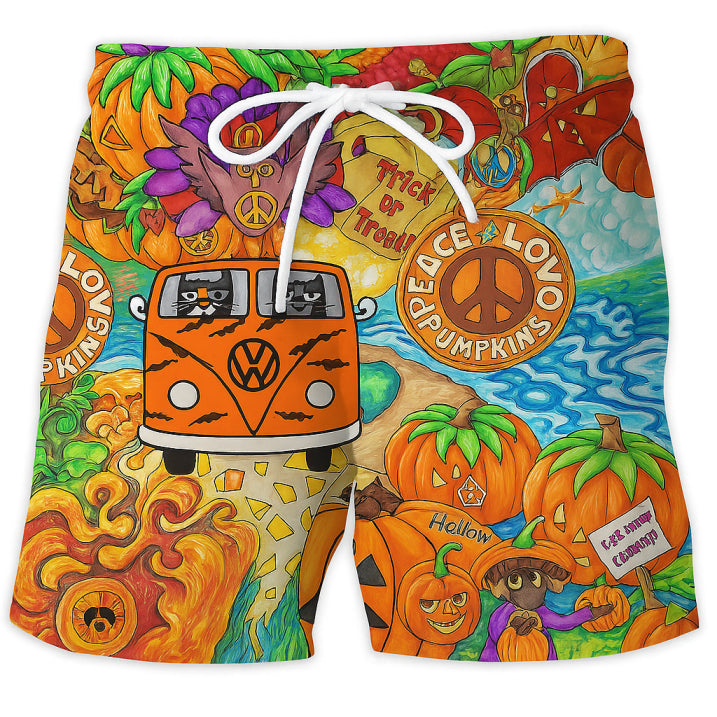Herre Badebukser med Unikt Graffiti Design – Stilfull Sommerlook