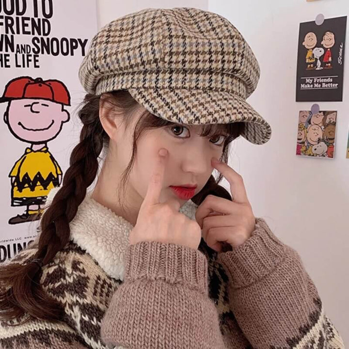 Menns Klassisk Boston Scally Beret
