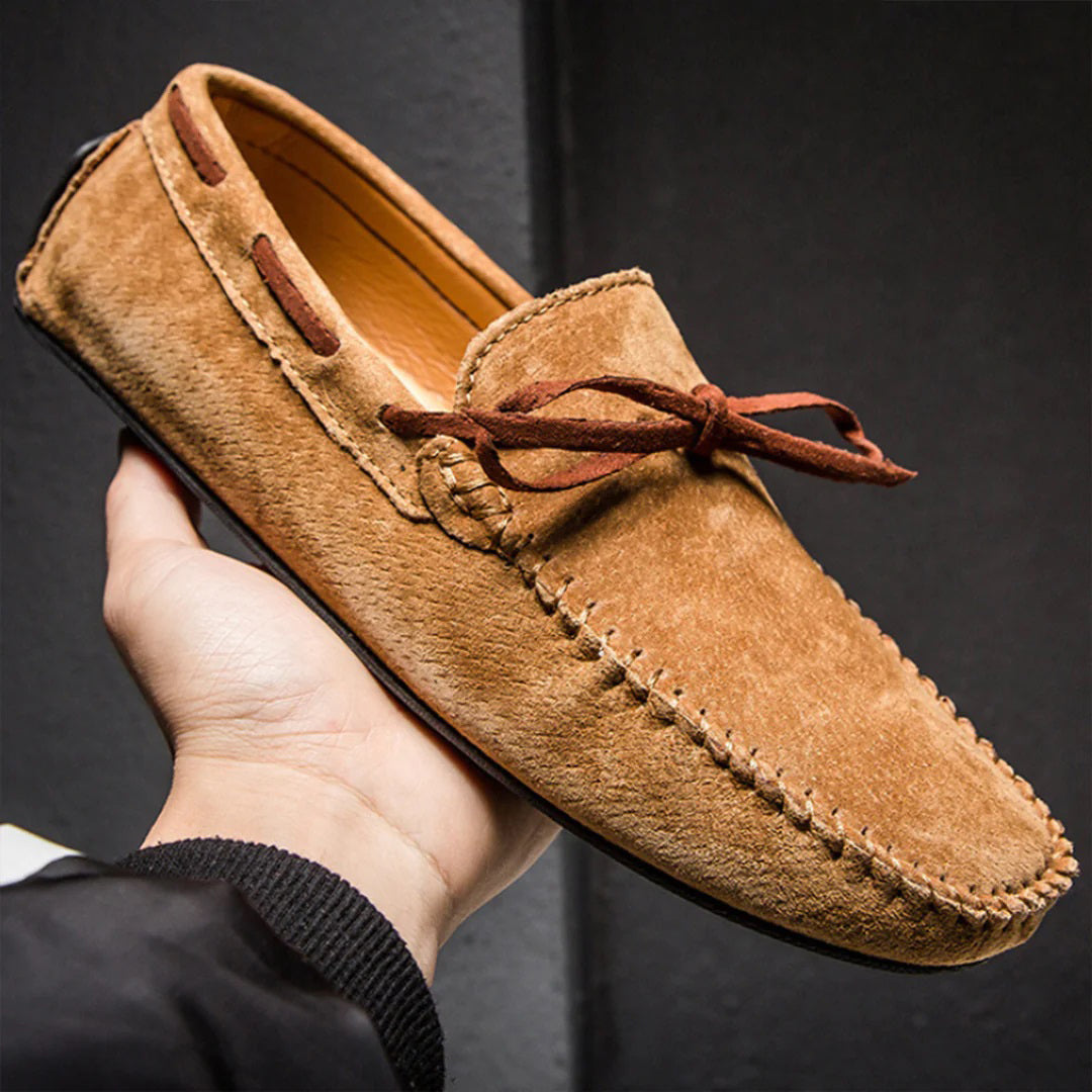 Herre Loafers Slip-On Moderne Design med Robust Såle