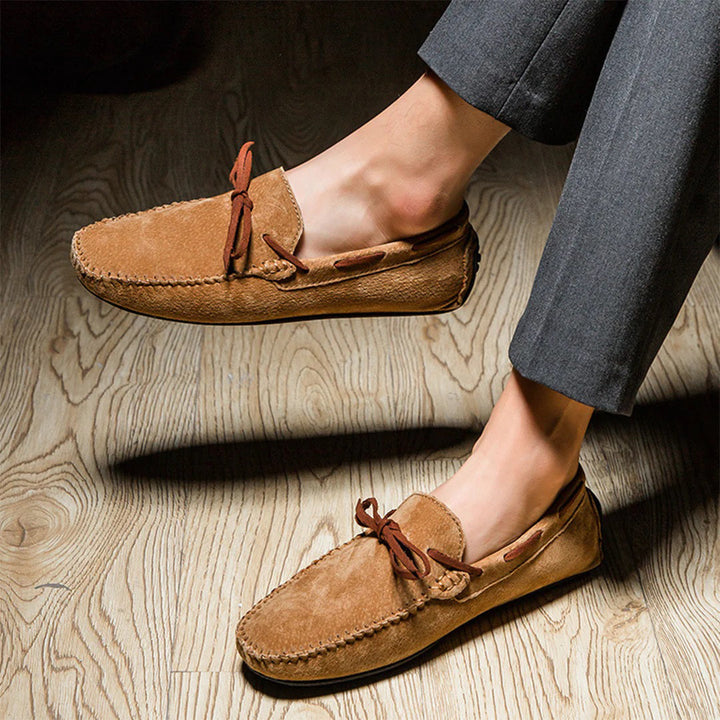Herre Loafers Slip-On Moderne Design med Robust Såle