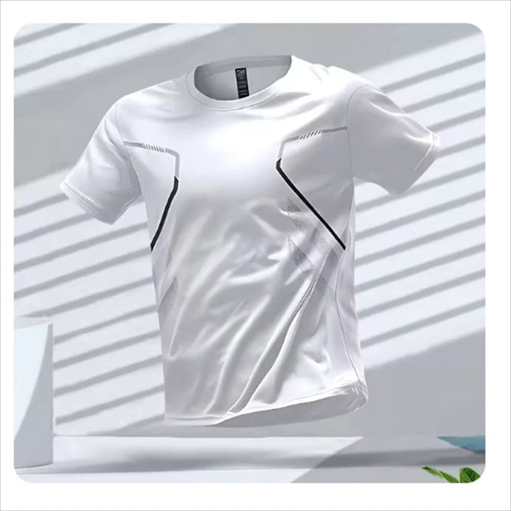 Herre Quick Dry Sports T-skjorte for Optimal Ytelse