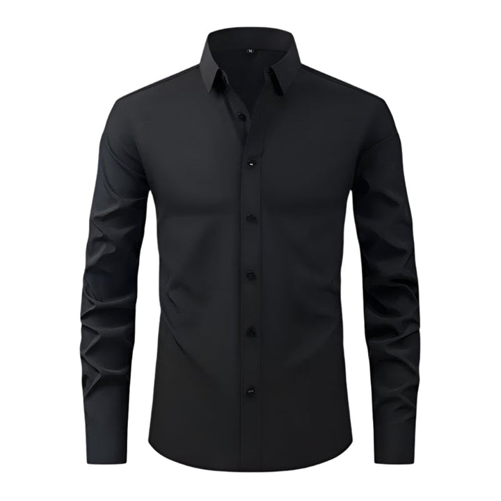 Herre Slim-Fit Skjorte – Komfortabel &amp; Rynkefri