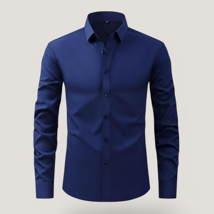 Herre Slim-Fit Skjorte – Komfortabel &amp; Rynkefri