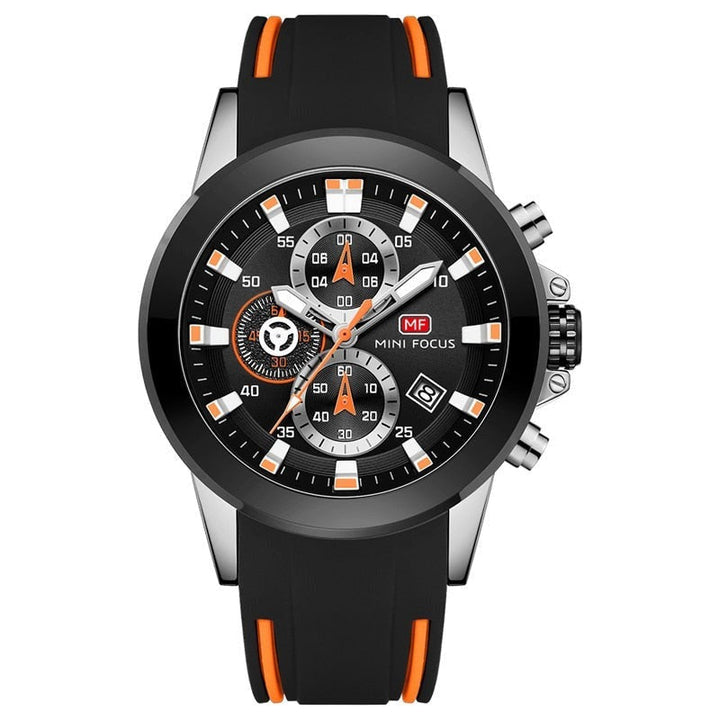 Herre Sport Kronografklokke – Robust og Multifunksjonell