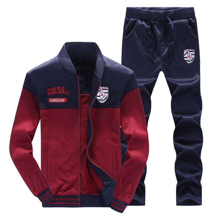 Herre Sporty Treningssett – Komfort og Stil i Baseball-Look