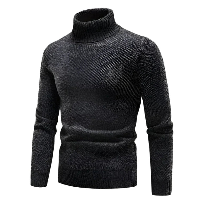 Herre Turtleneck Genser i Klassisk Stil