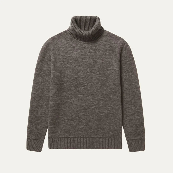 Herre Turtleneck Genser i Klassisk Stil
