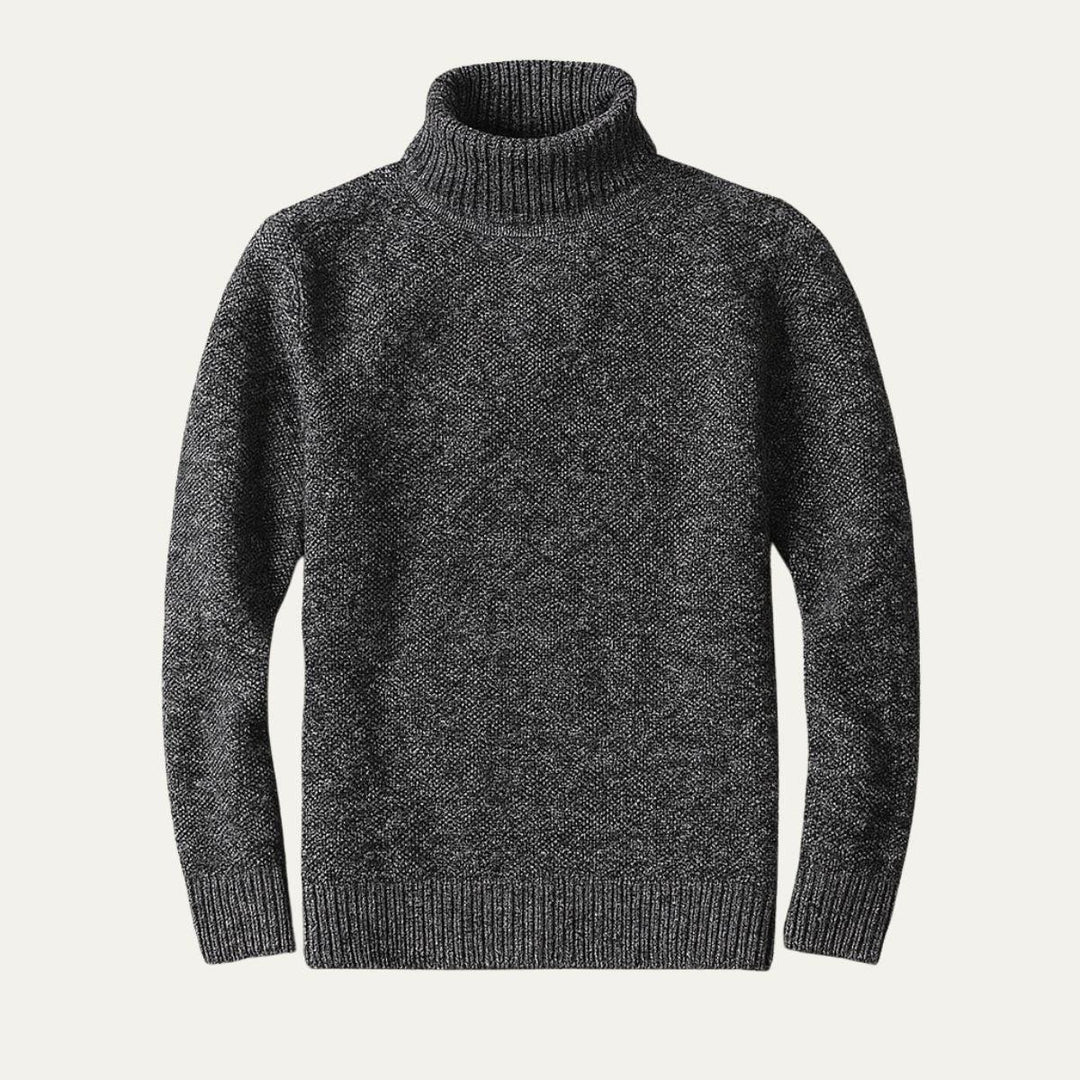 Herre Turtleneck Genser i Klassisk Stil