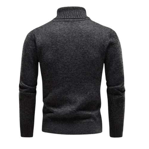 Herre Turtleneck Genser i Klassisk Stil