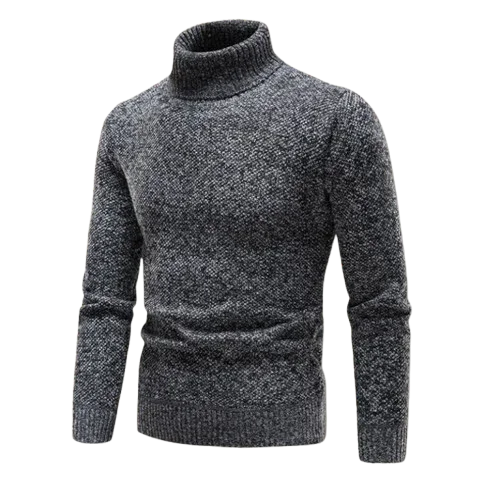 Herre Turtleneck Genser i Klassisk Stil
