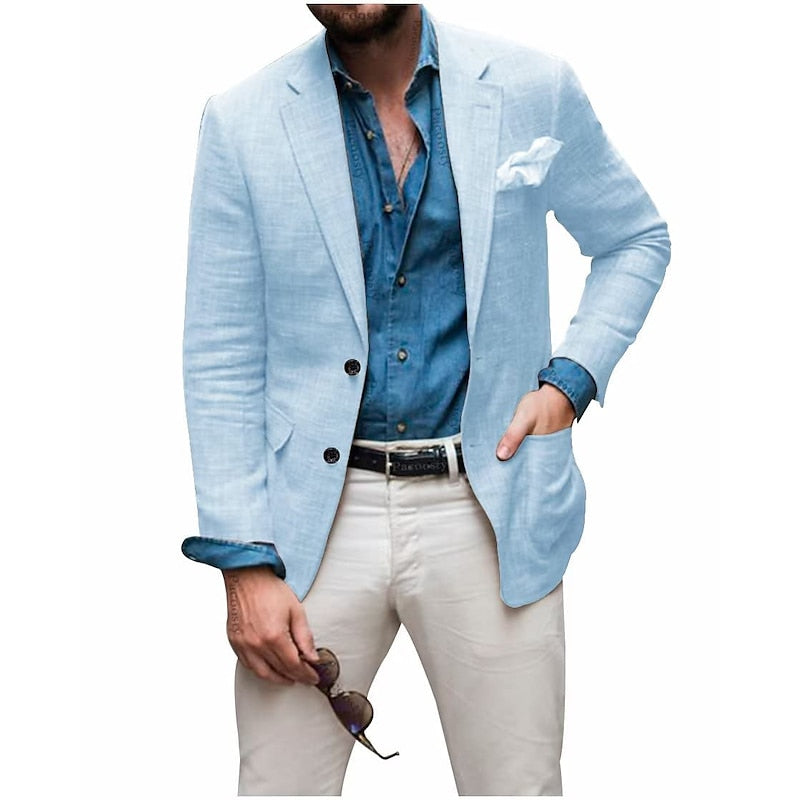 Herre Uformell Blazer – Allsidig Stil og Komfort