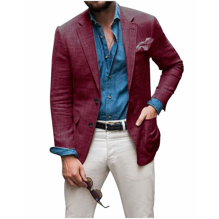 Herre Uformell Blazer – Allsidig Stil og Komfort