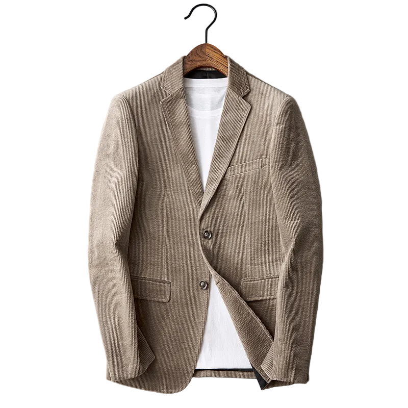 Herre Blazer Slank Passform for Høst og Vinter