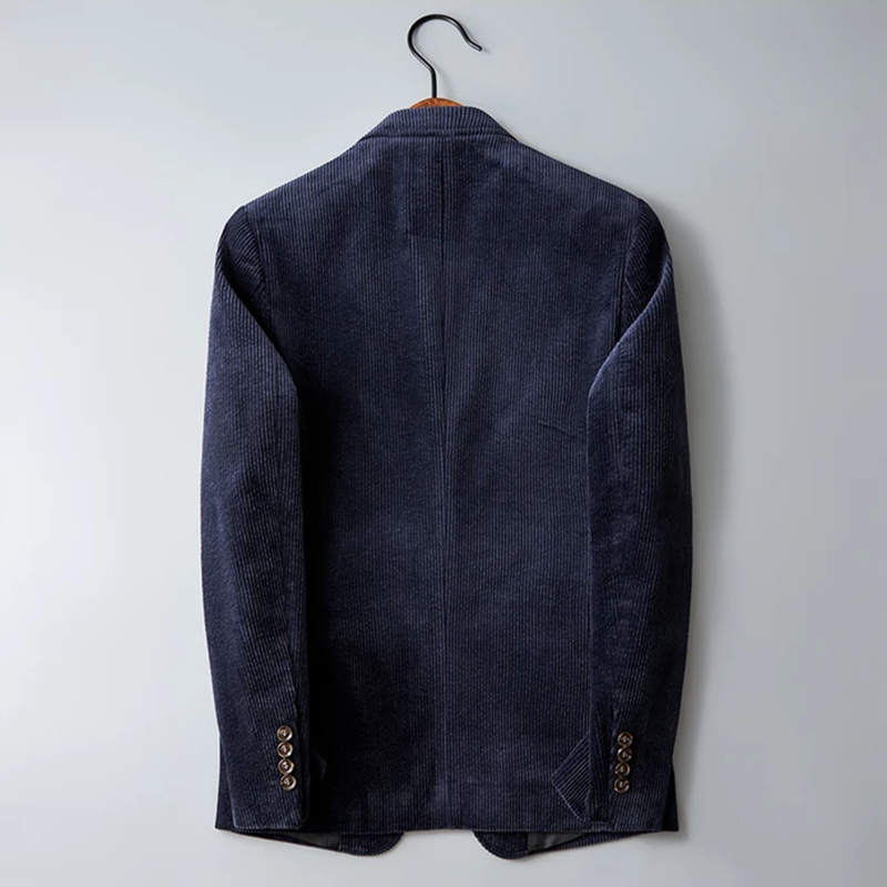 Herre Blazer Slank Passform for Høst og Vinter
