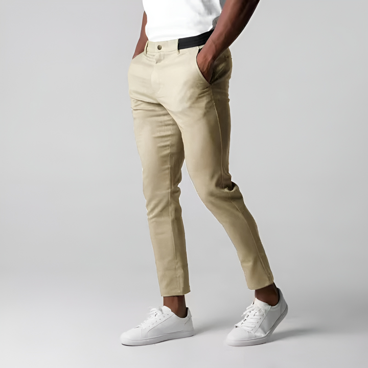 Herre Chinos med Stretch og Moderne Passform