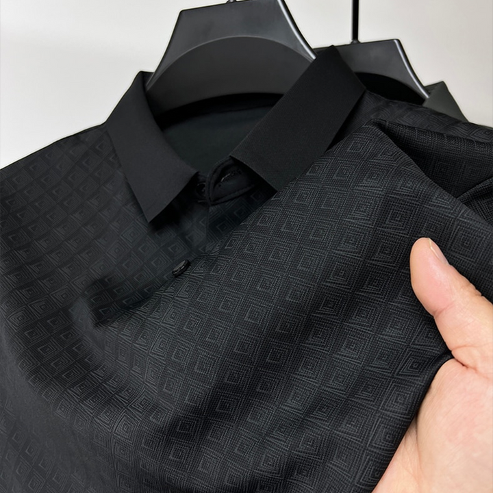 Herre Polo Skjorte i Nanosilk – Klassisk Komfort &amp; Stil