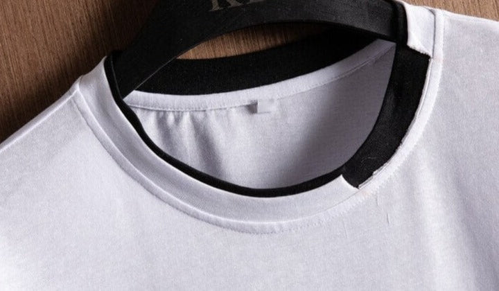 Herres oversized t-skjorte i bomull – Komfortabel og stilig