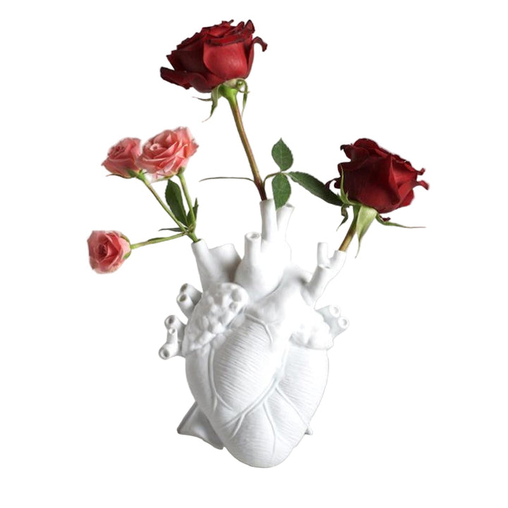 Hjerteformet Vase for Innendørs Dekorasjon